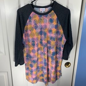 Lularoe Randy Women’s Baseball Style Shirt